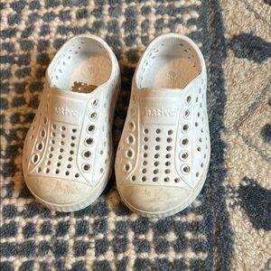 Native Kids White Shoes